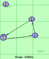 Route >2500m