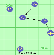 Route >2300m